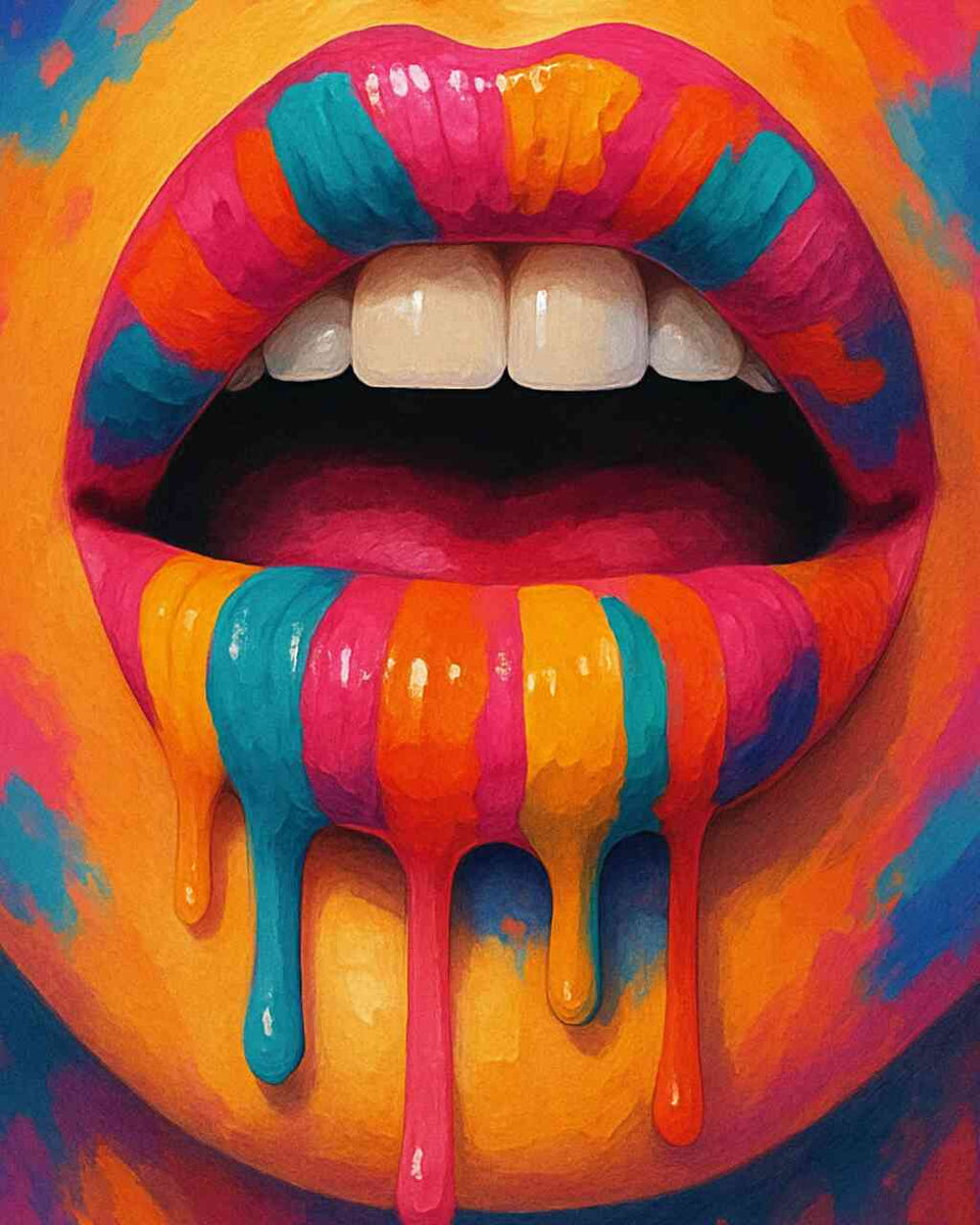Paint by Numbers - Color explosion of the senses – DIY Paint by Numbers