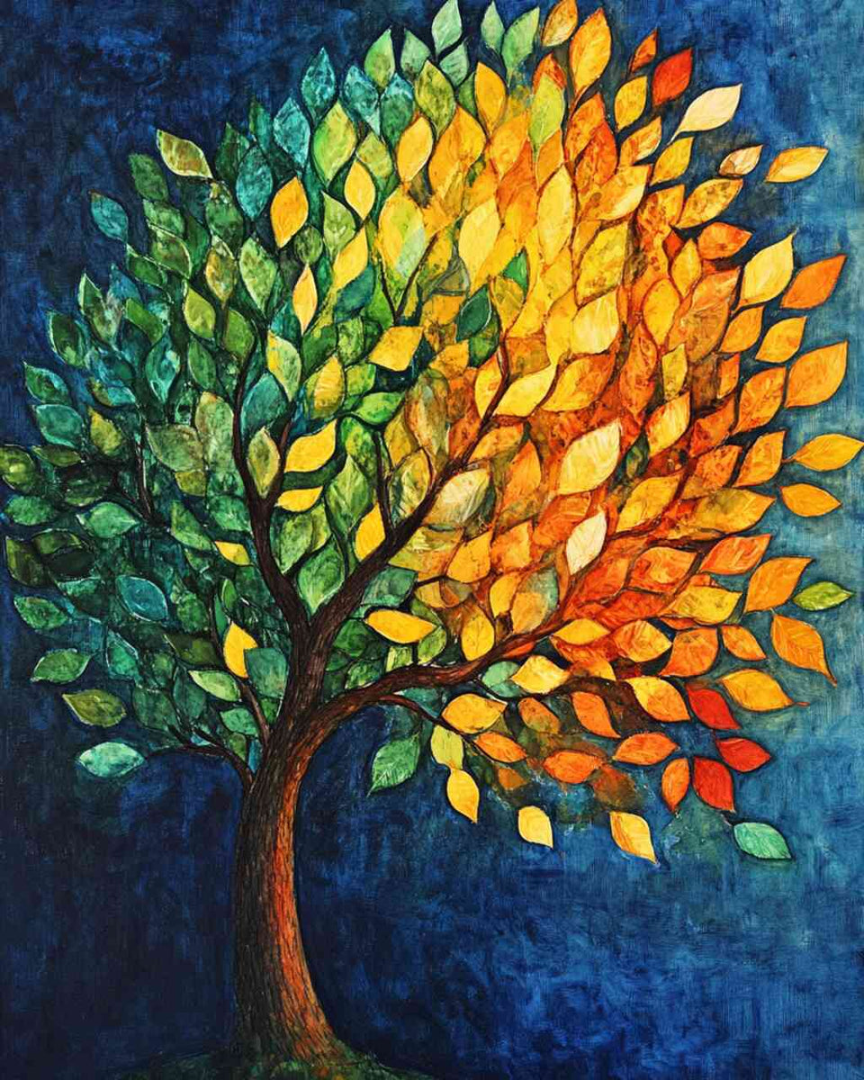 Paint by Numbers - play of colors of the seasons – DIY Paint by Numbers