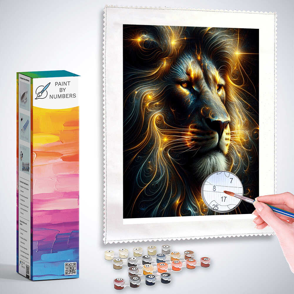 Paint by Numbers Light Bill Lowe DIY Paint by Numbers