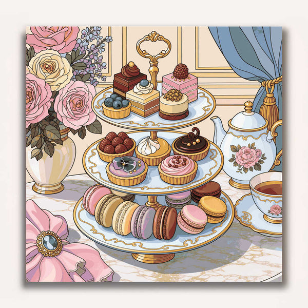 Paint by Numbers - Sweet Symphony of Elegance