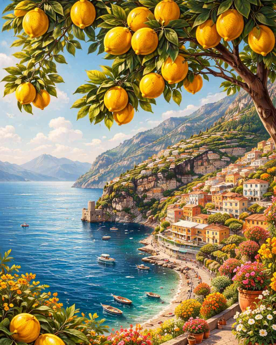 Paint by Numbers - Lemon scent on the Mediterranean