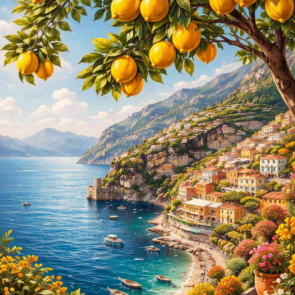 Paint by Numbers - Lemon scent on the Mediterranean