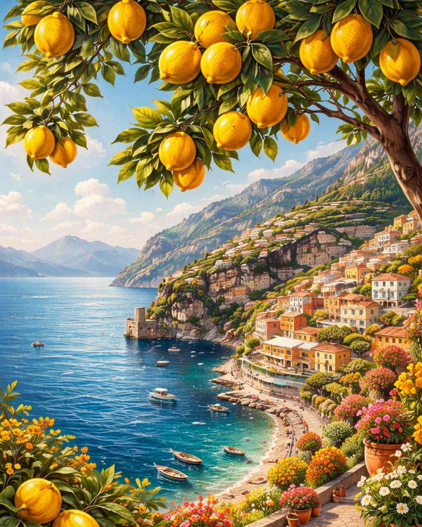 Paint by Numbers - Lemon scent on the Mediterranean