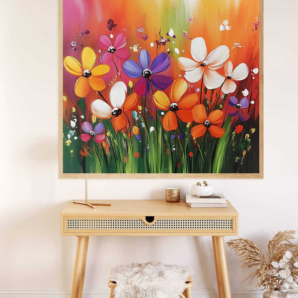 Paint by Numbers - Blooming whisper of color, abstract
