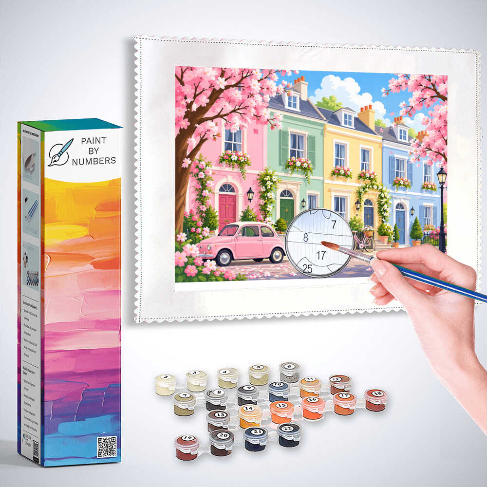 Paint by Numbers - Springtime magic in the pastel district