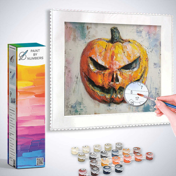 Paint by Numbers - Flaming grin