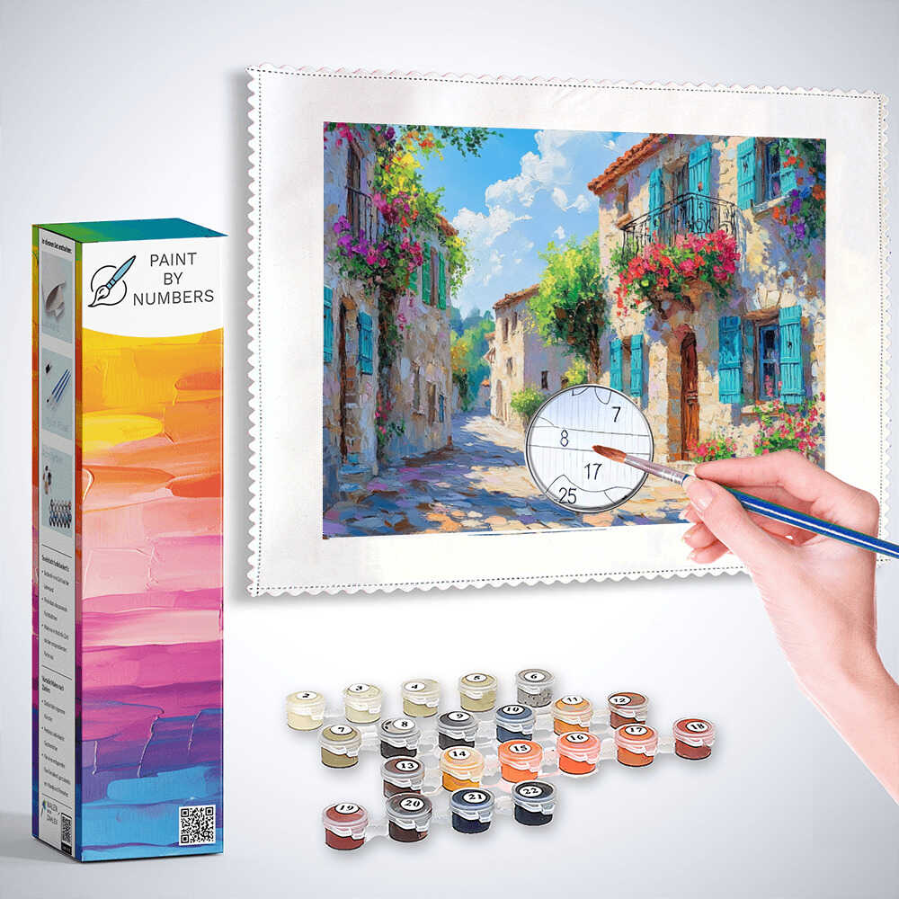 Paint by Numbers - Mediterranean play of colours