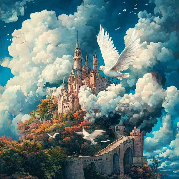 Paint by Numbers - Castle above the clouds