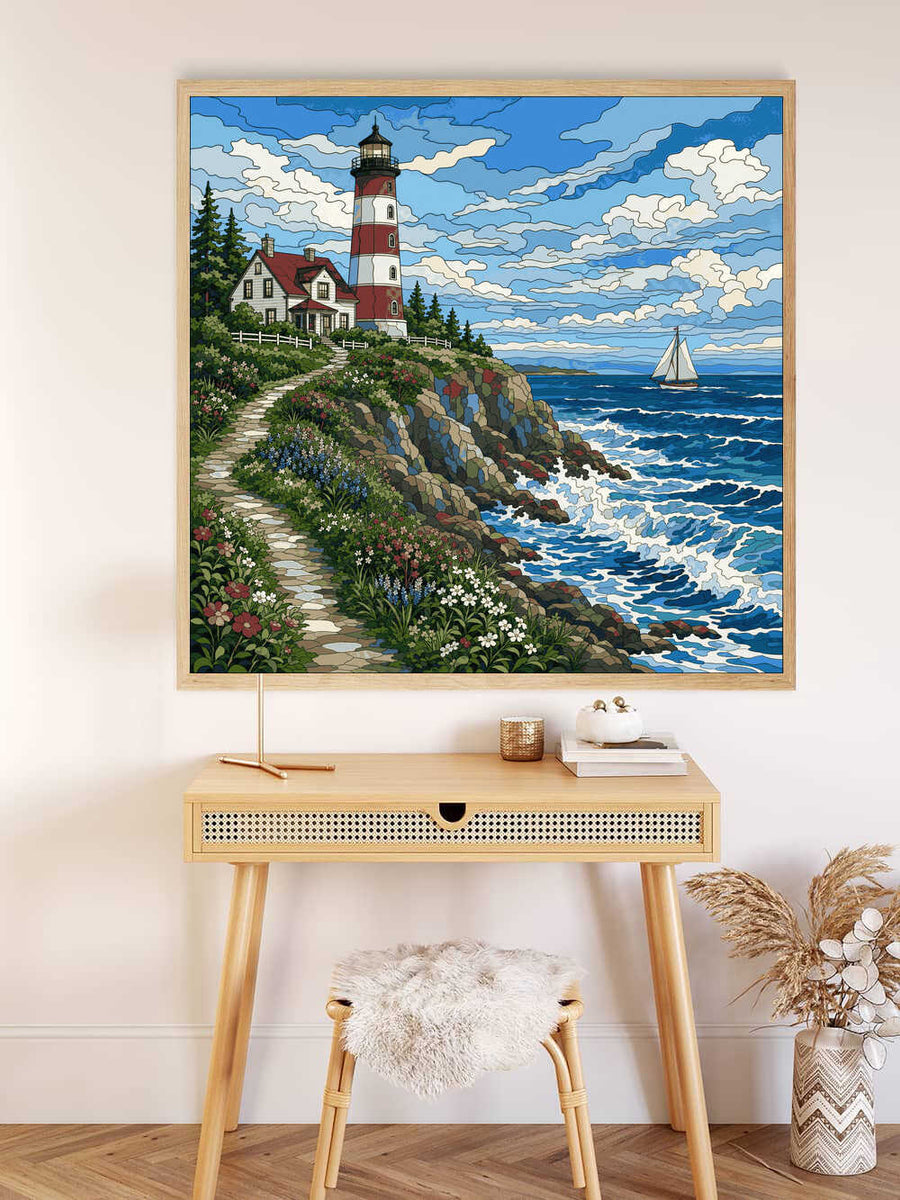 Paint by Numbers - Lighthouse of longing