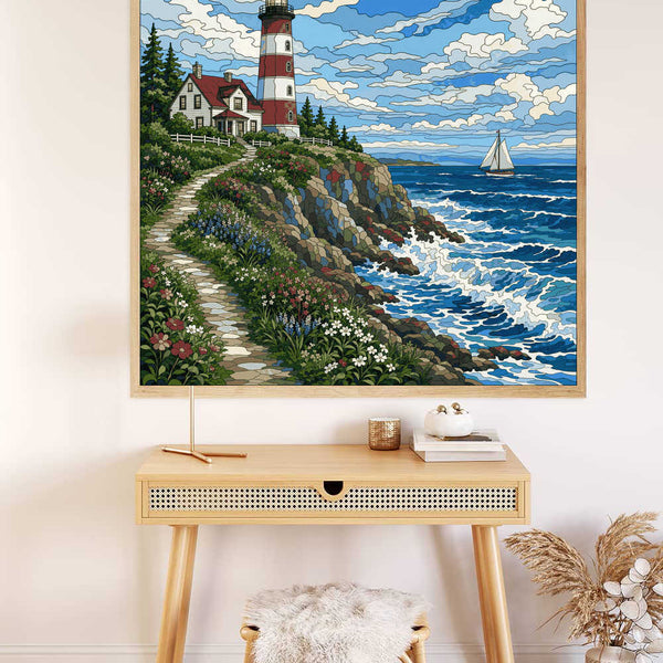 Paint by Numbers - Lighthouse of longing