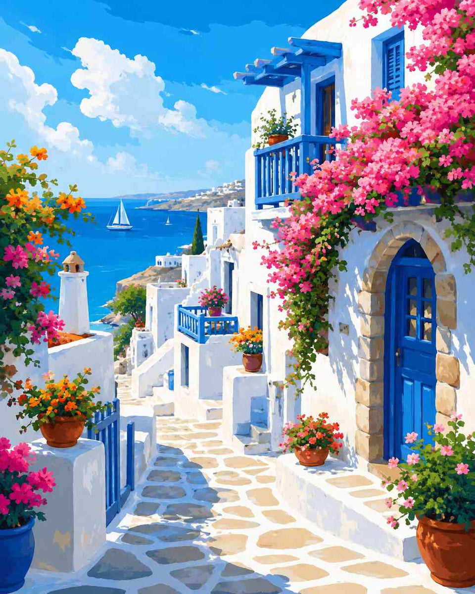 Paint by Numbers - Mediterranean Summer Dreams