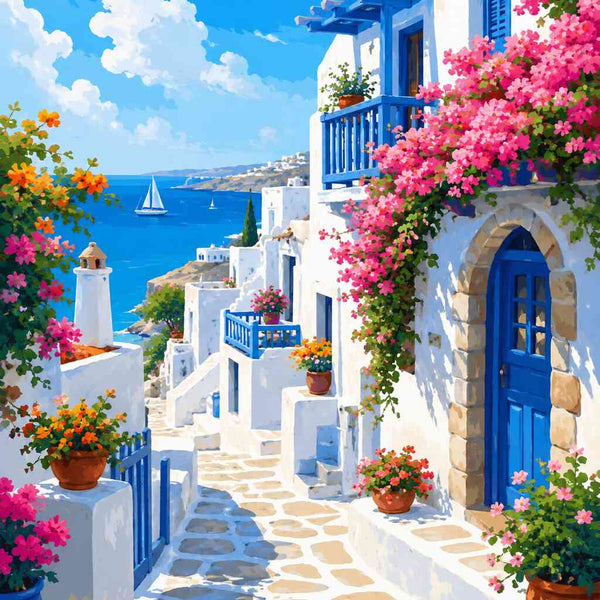 Paint by Numbers - Mediterranean Summer Dreams