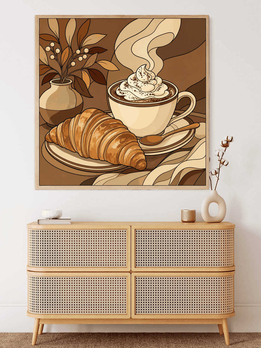 Paint by Numbers - Morning magic in the café