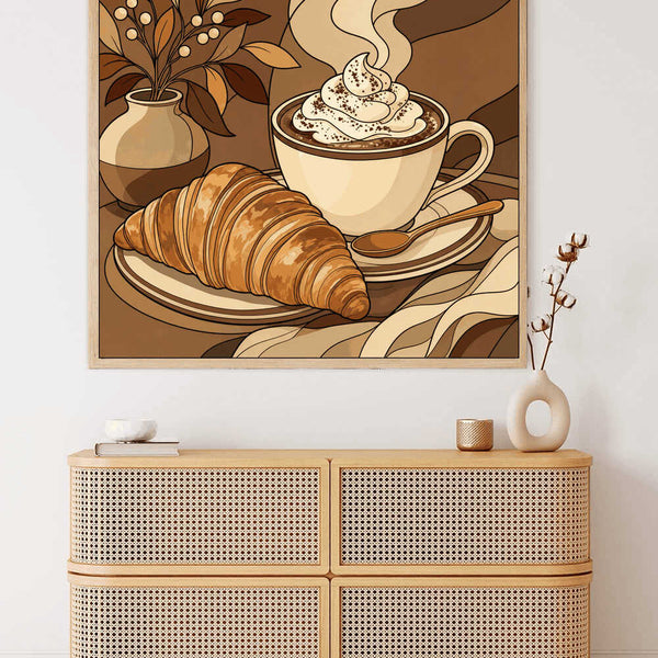 Paint by Numbers - Morning magic in the café