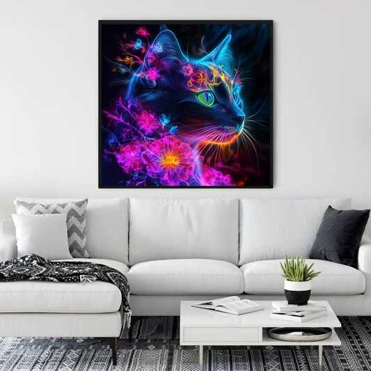 Paint by Numbers - Luminous Mysticism, Cat