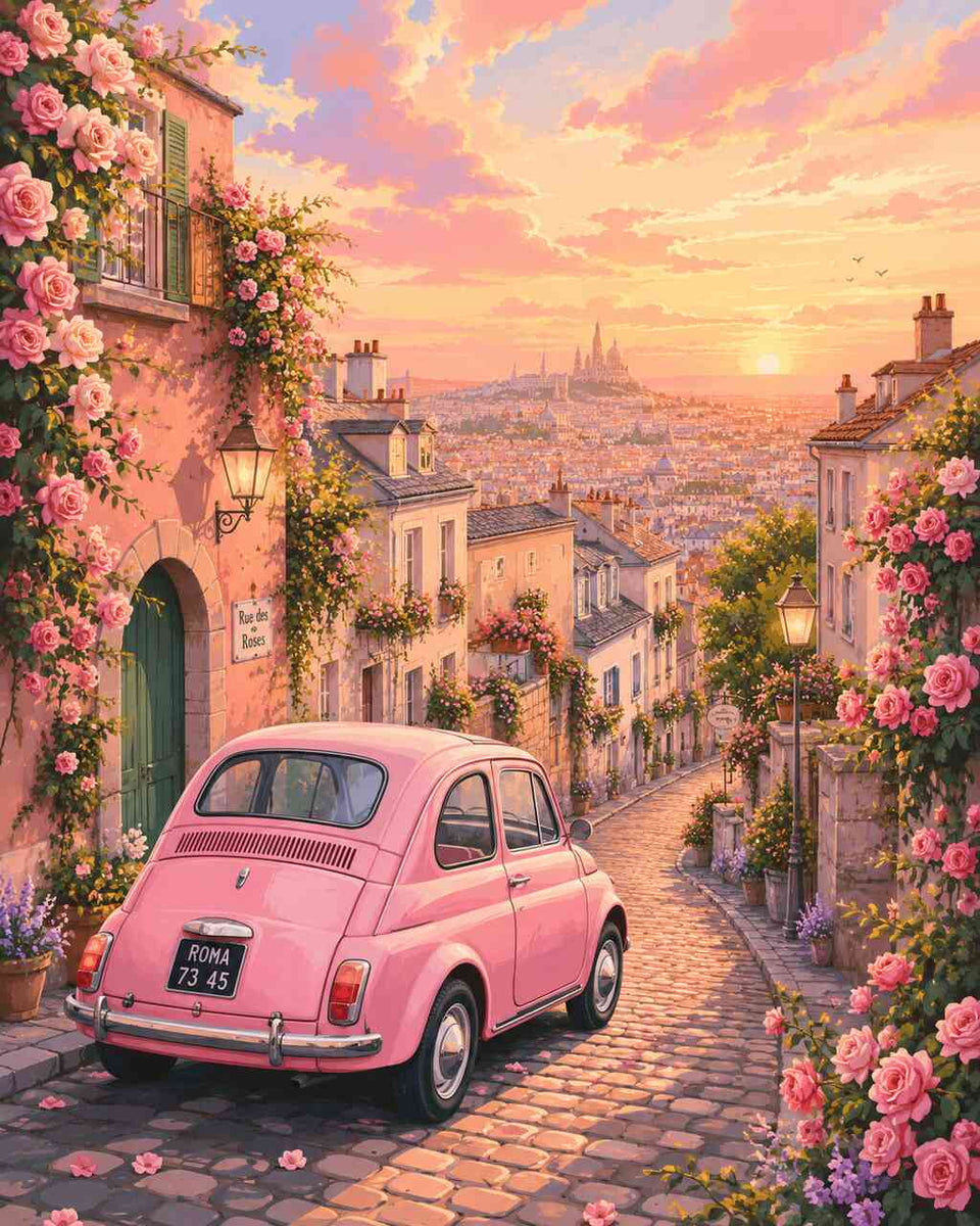 Paint by Numbers - Rose dreams at dusk