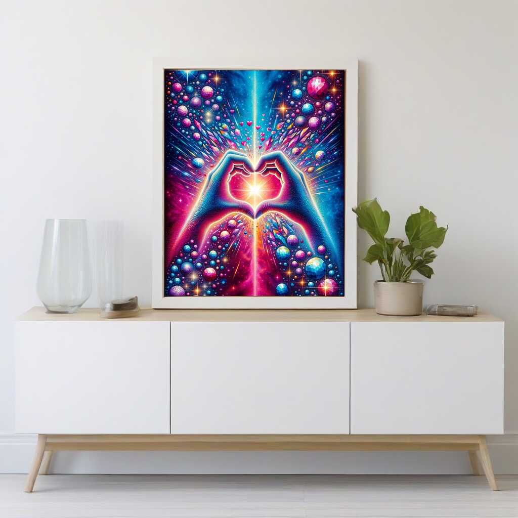 Paint by Numbers - Heart hand