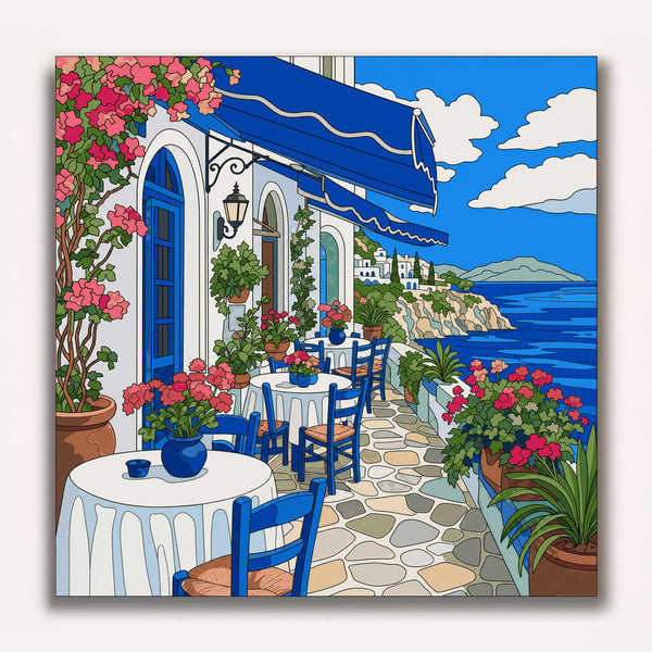 Paint by Numbers - Mediterranean Dream