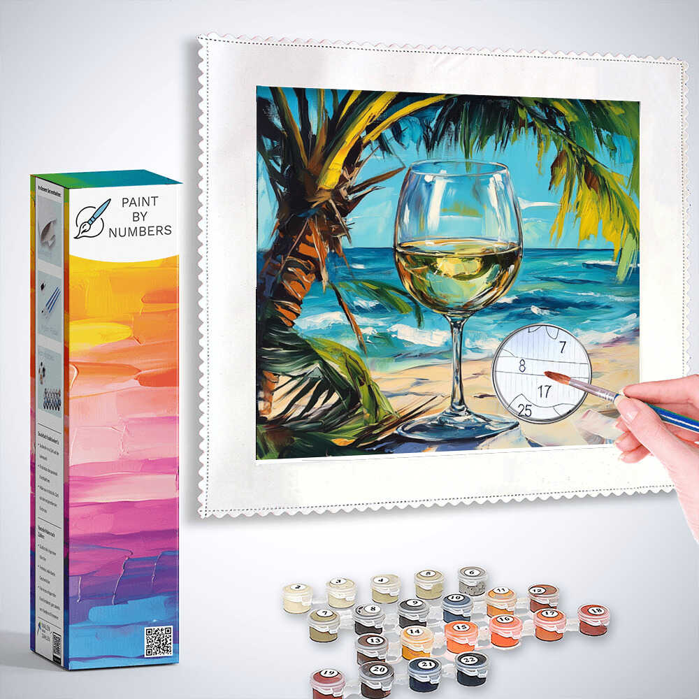 Paint by Numbers - Sunny moment by the sea
