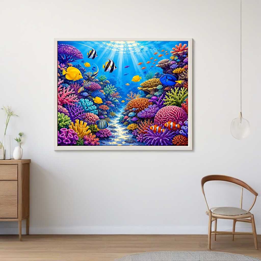 Paint by Numbers - Magical world beneath the waves