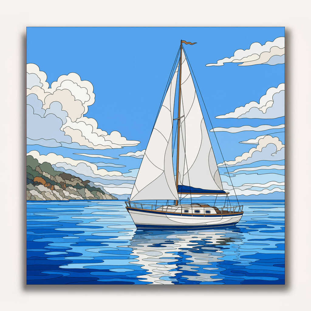 Paint by Numbers - Sails of Freedom