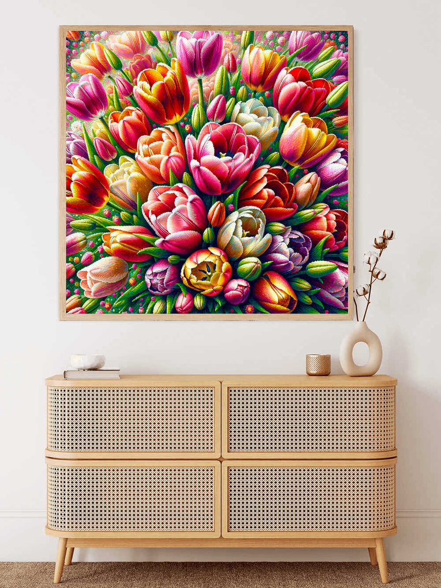 Paint by Numbers - Fantastic Tulips Bouquet