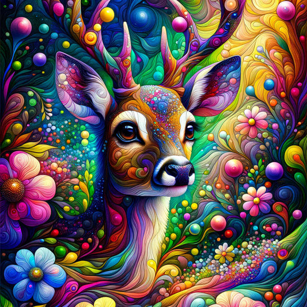 Deer, Mysterious - Paint by Numbers