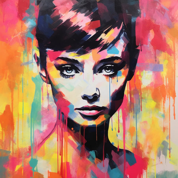 Audrey Hepburn - Paint by Numbers