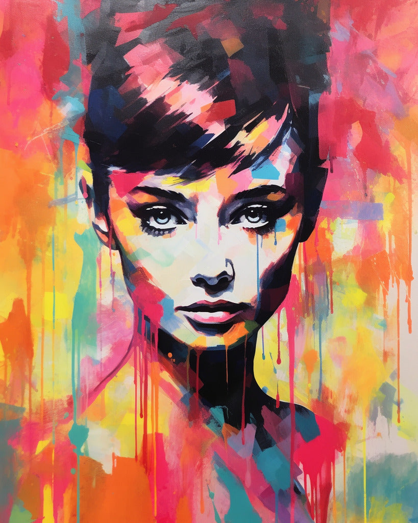 Audrey Hepburn - Paint by Numbers