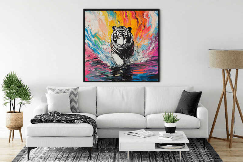Paint by Numbers - Storm of the Wild, White Tiger