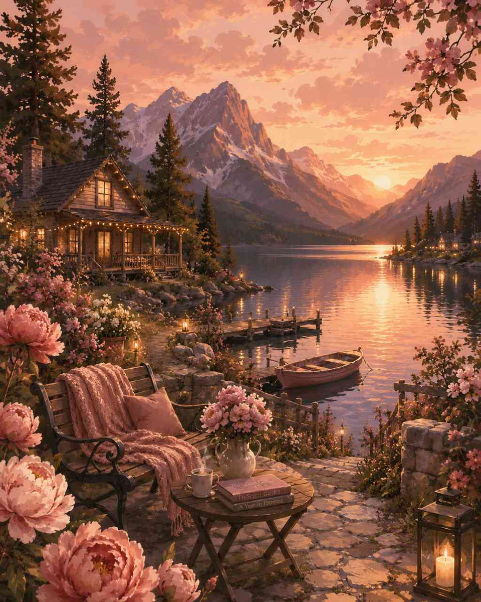 Paint by Numbers - Sonnenzauber am See