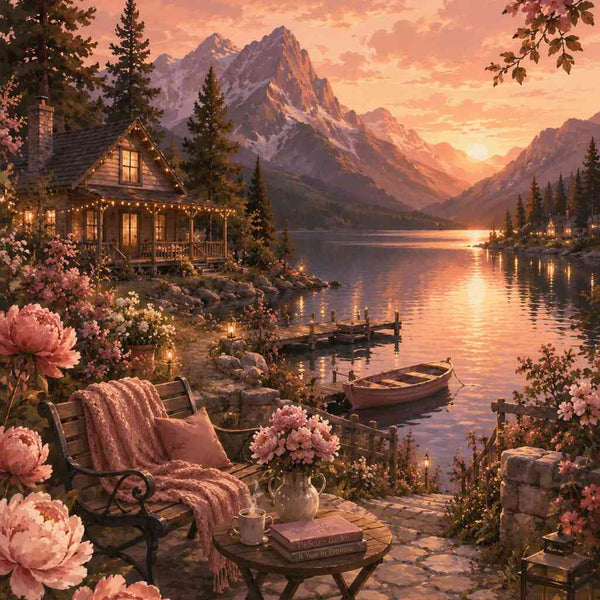 Paint by Numbers - Sonnenzauber am See