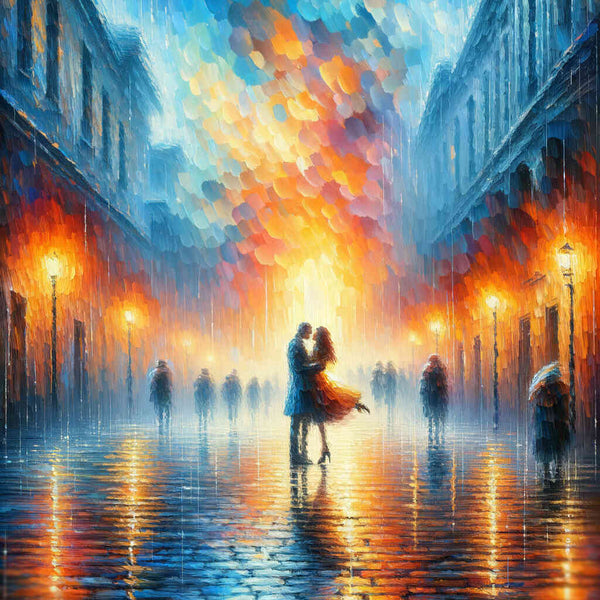 Romantic, man with woman - Paint by Numbers