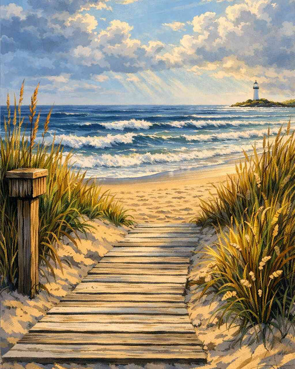 Paint by Numbers - Longing for the sea