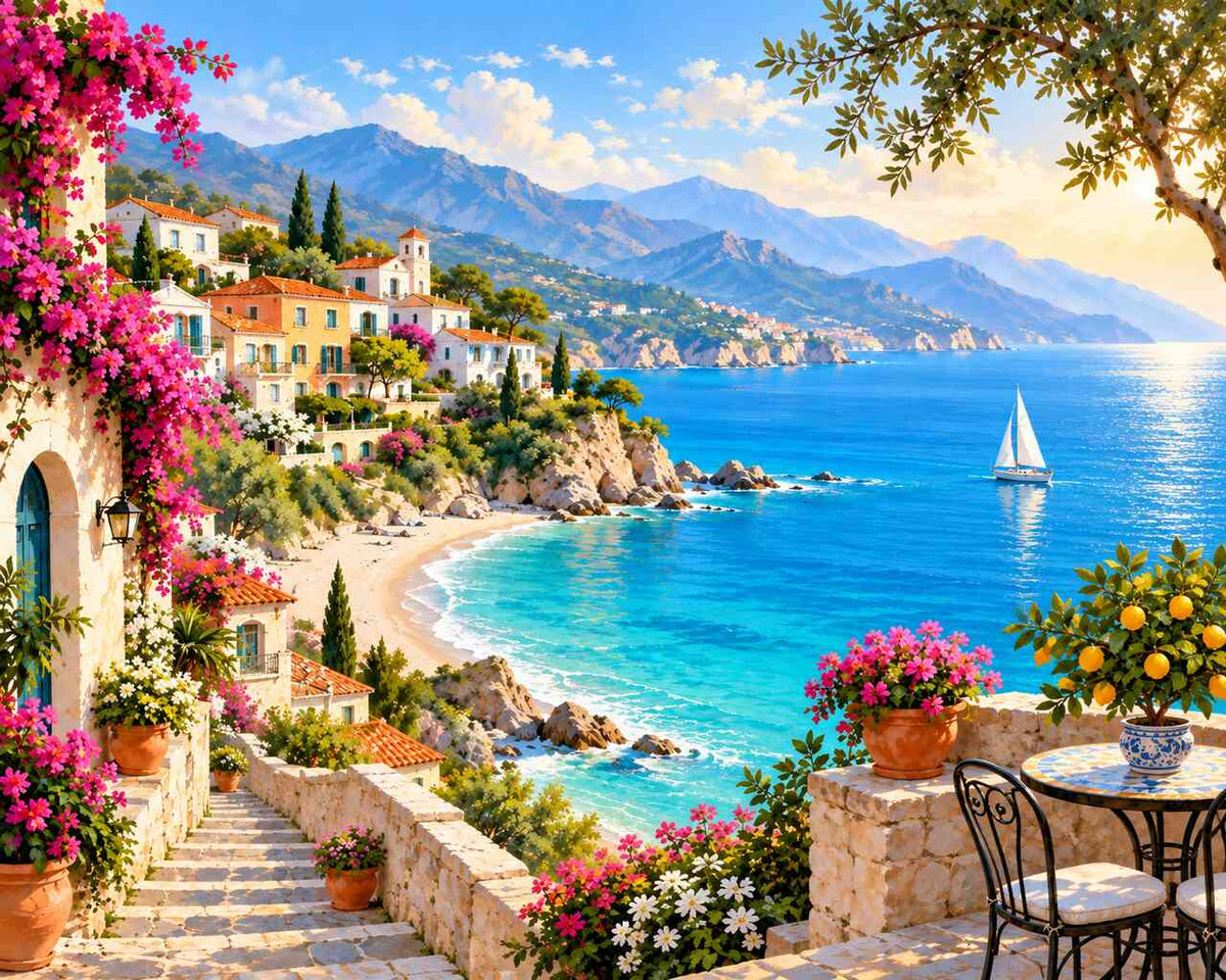 Paint by Numbers - Sea breeze