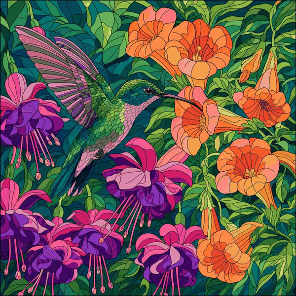 Paint by Numbers - Magical moment in the flower garden