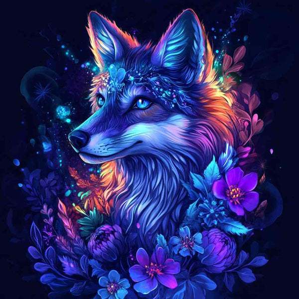Paint by Numbers - Mystical Guardian of the Night, Fox
