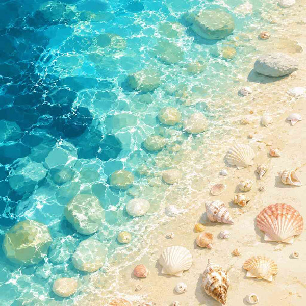 Paint by Numbers - Shells in the sunlight