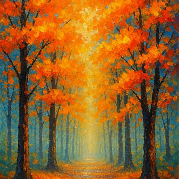 Paint by Numbers - Autumn dreams in the light