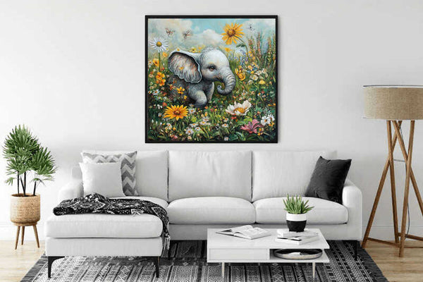 Paint by Numbers - Spring magic in the elephant heart
