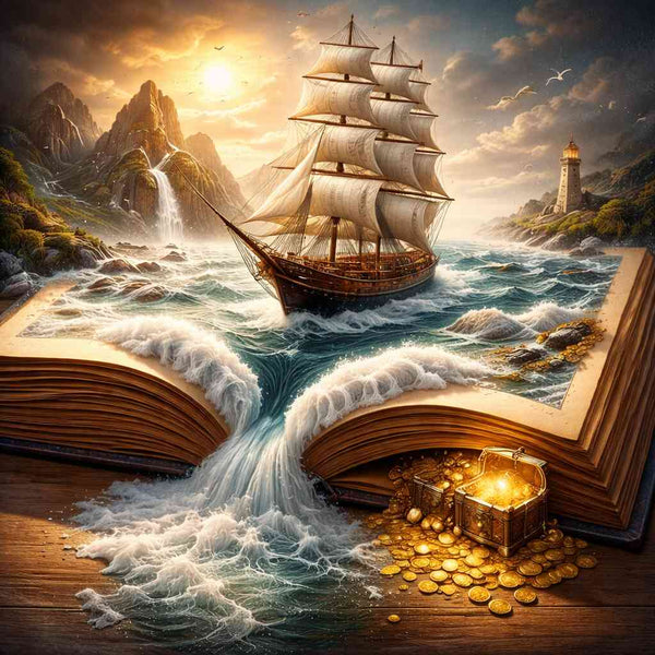 Paint by Numbers - The Adventure Awakens, Book Ship