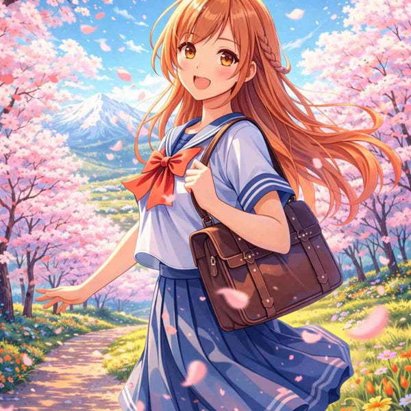Paint by Numbers - Spring awakening amidst the magic of cherry blossoms