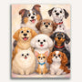 Paint by Numbers - Happy paws, a touch of playfulness