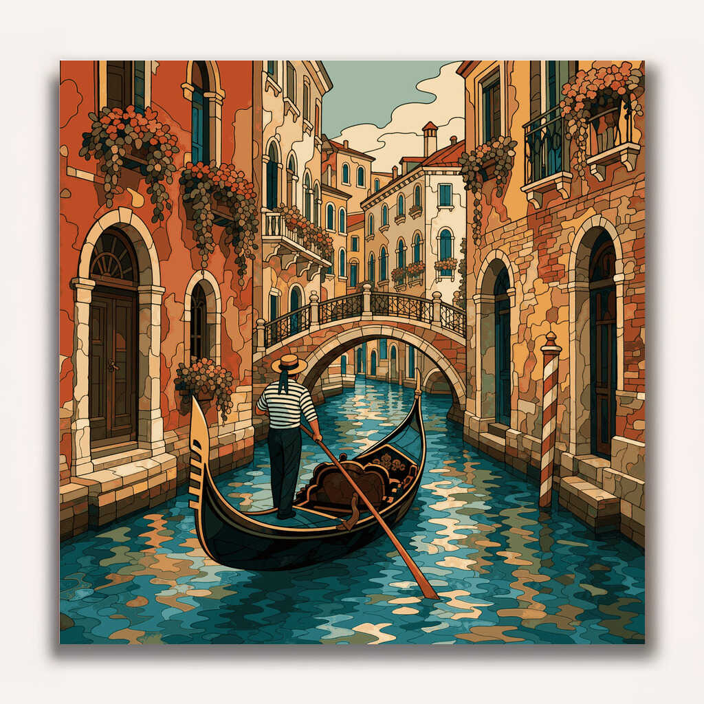 Paint by Numbers - Venetian reverie