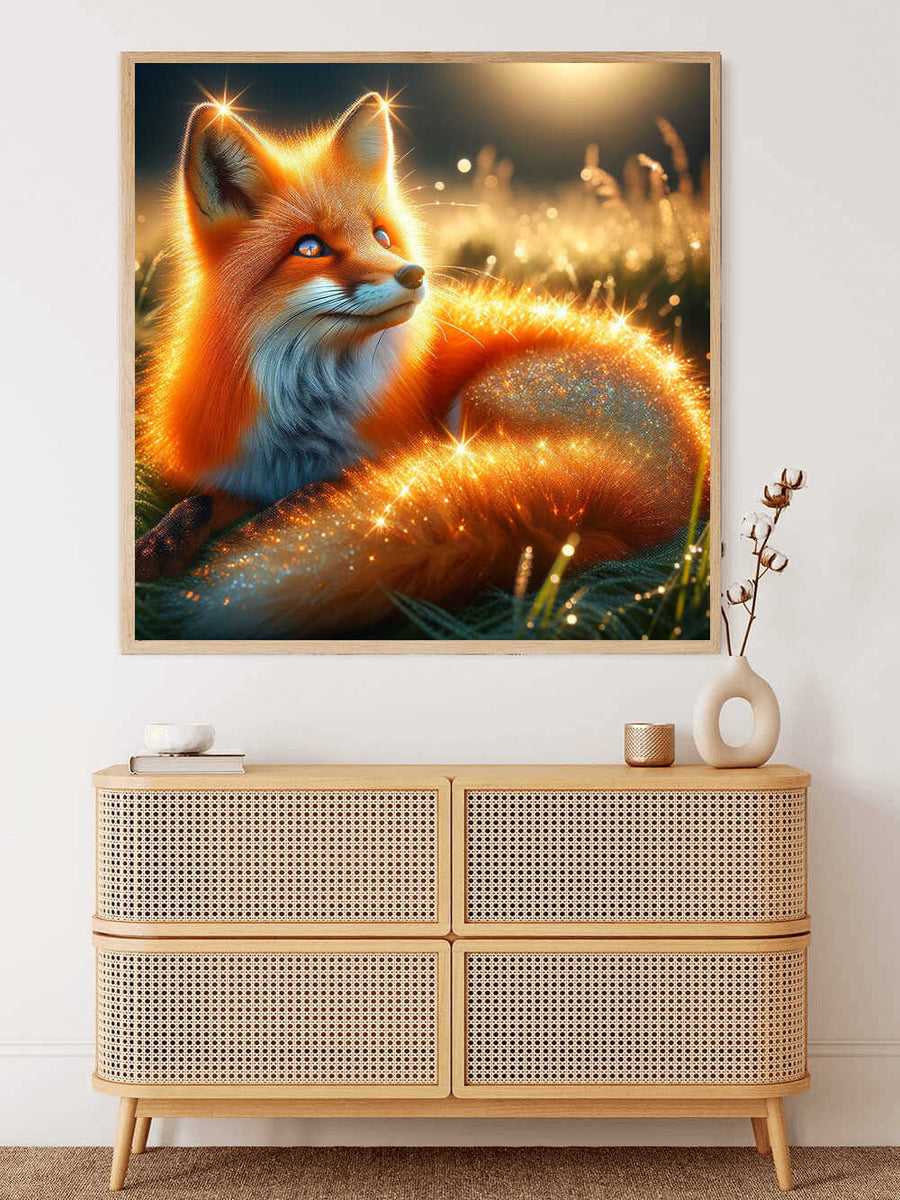Paint by Numbers - Sparkling dreams of the fox