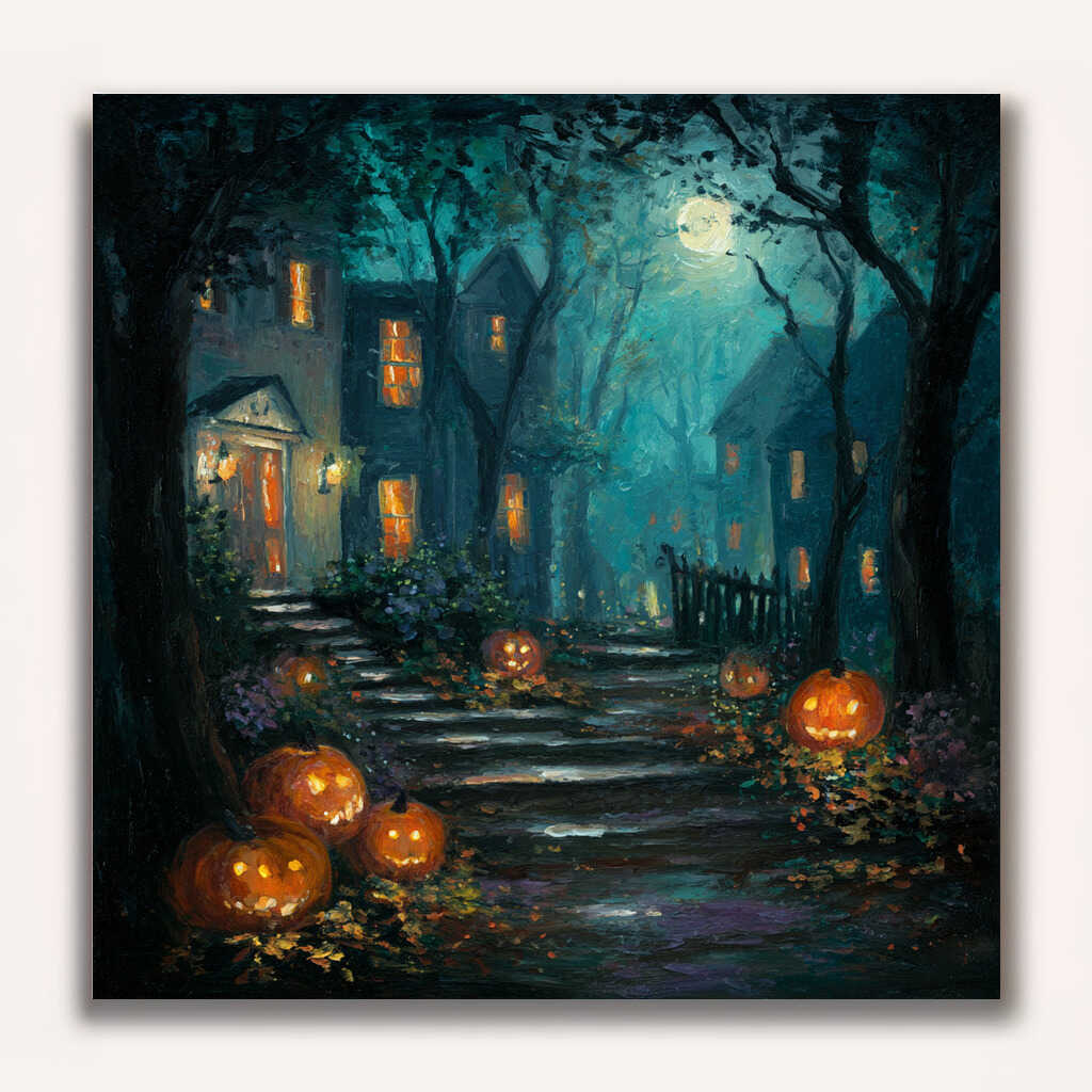 Paint by Numbers - Whispering in the moonlight