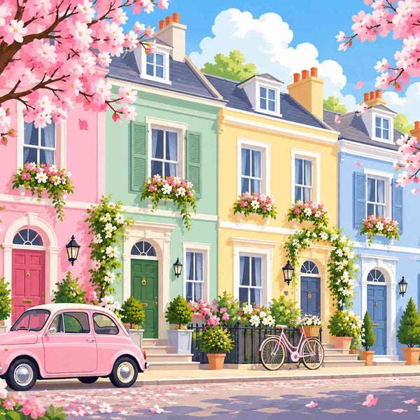 Paint by Numbers - Springtime magic in the pastel district