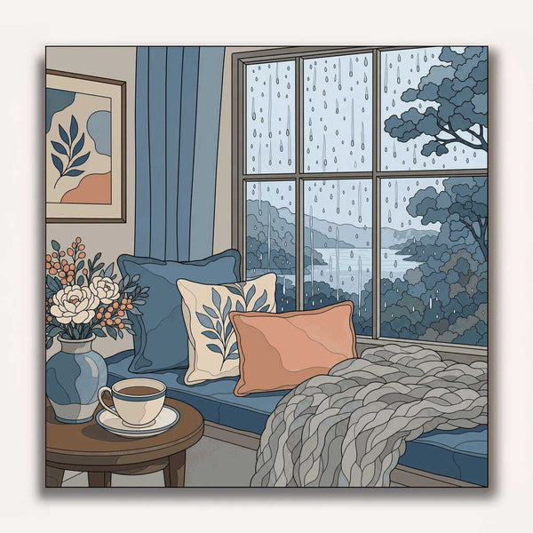 Paint by Numbers - Raindrop poetry