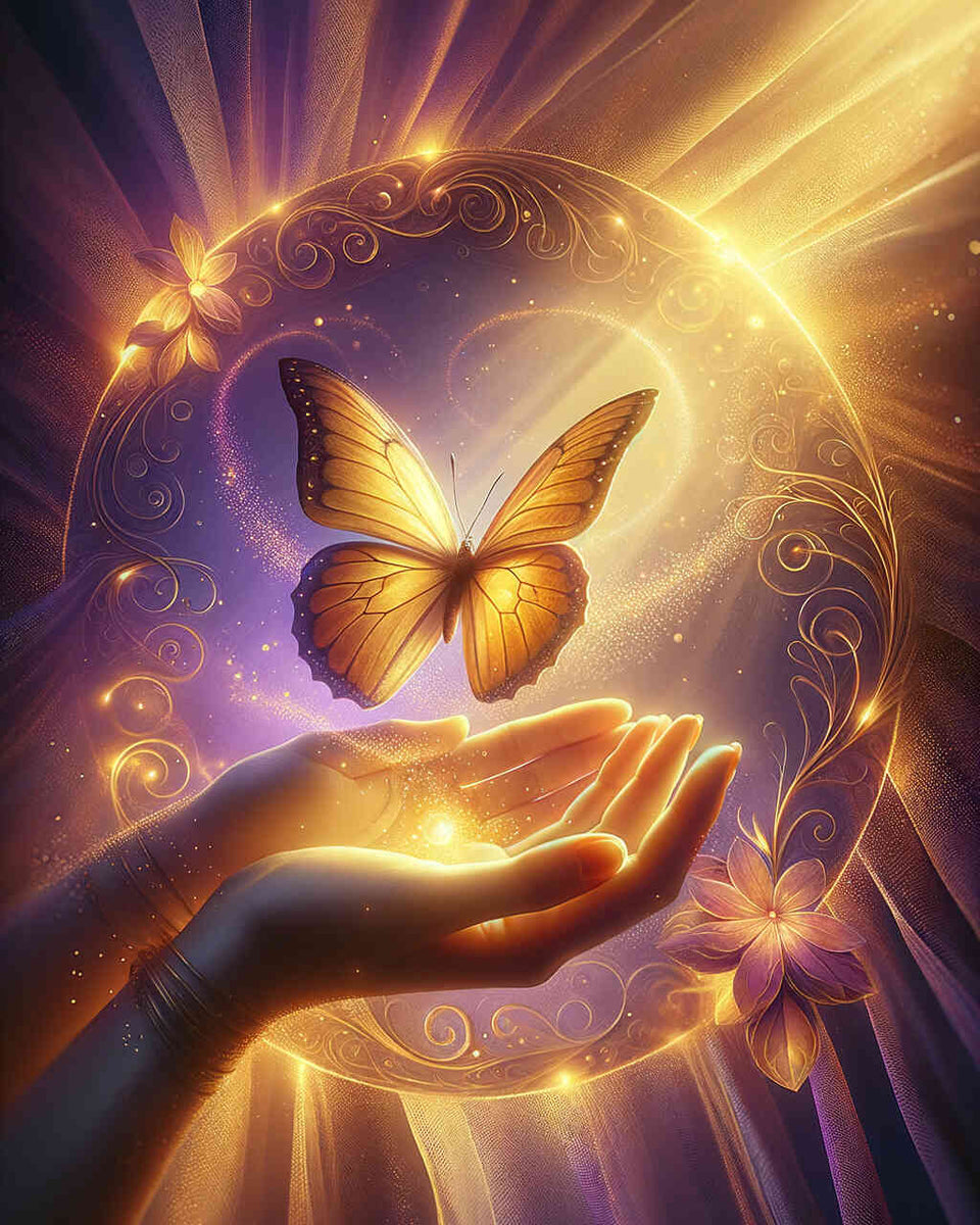 Paint by Numbers - Golden Butterfly