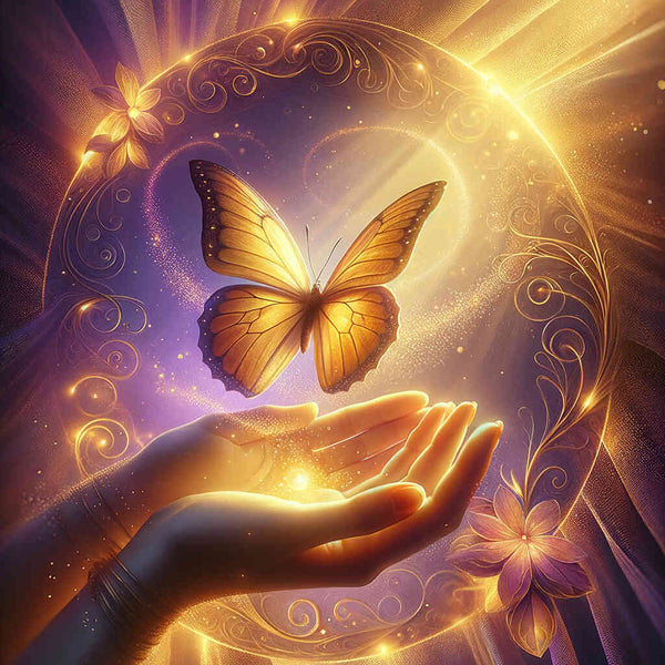 Paint by Numbers - Golden Butterfly